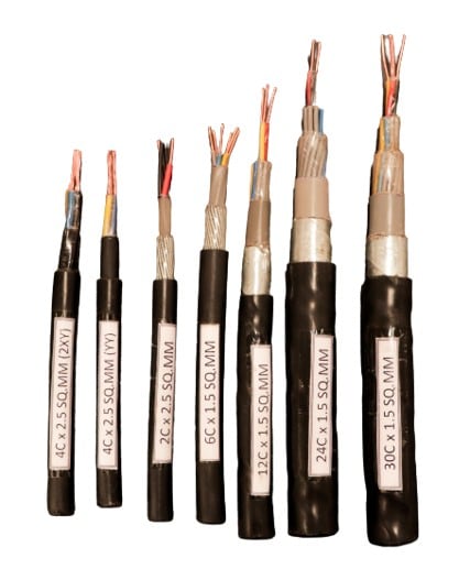 Underground Armoured Signalling Cables